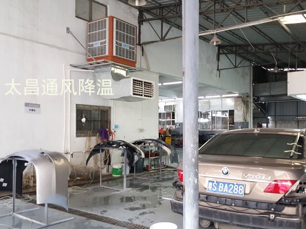 東莞寶樂(lè)·寶馬汽車(chē)維修中心環(huán)?？照{(diào)通風(fēng)降溫工程案例